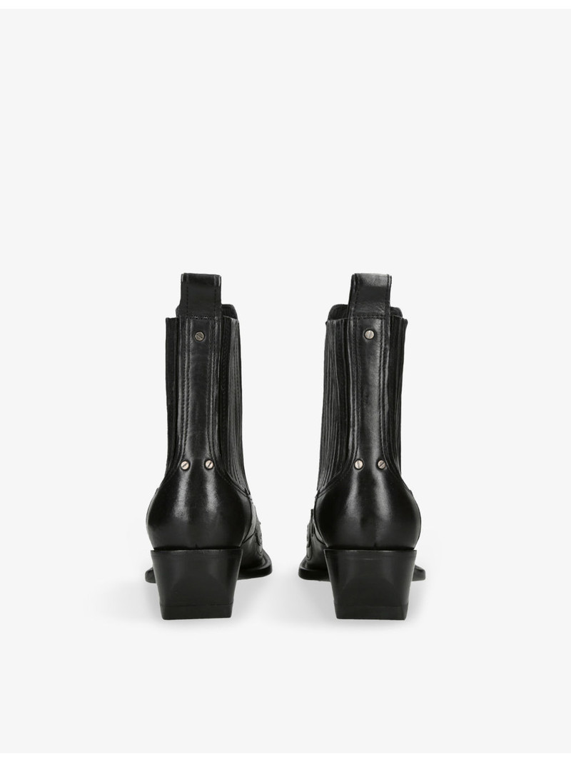 Golden Goose Debbie Beatles Leather Ankle Boots outlook