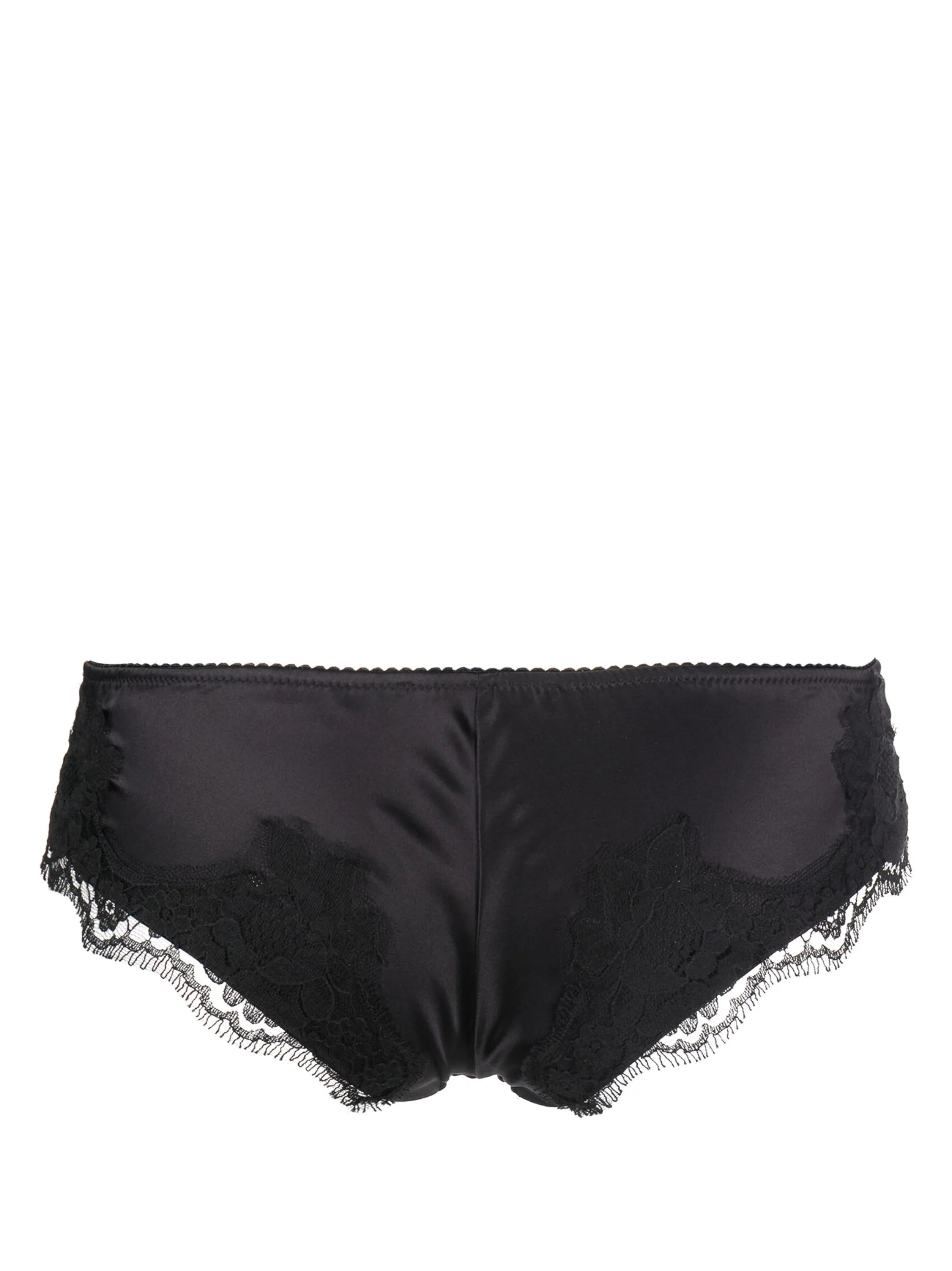 floral lace briefs - 2