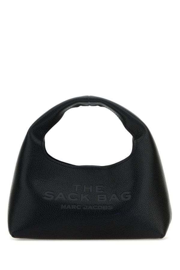 Black leather mini The Sack Bag handbag - 1