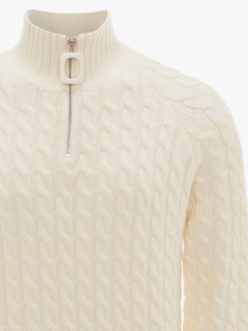 CABLE KNIT HENLEY JUMPER - 6