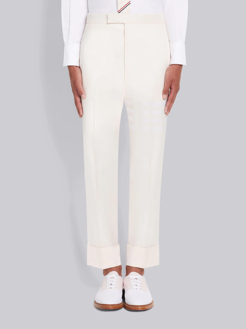 Light Pink Cotton Suiting Engineered 4-Bar Classic Trouser 1