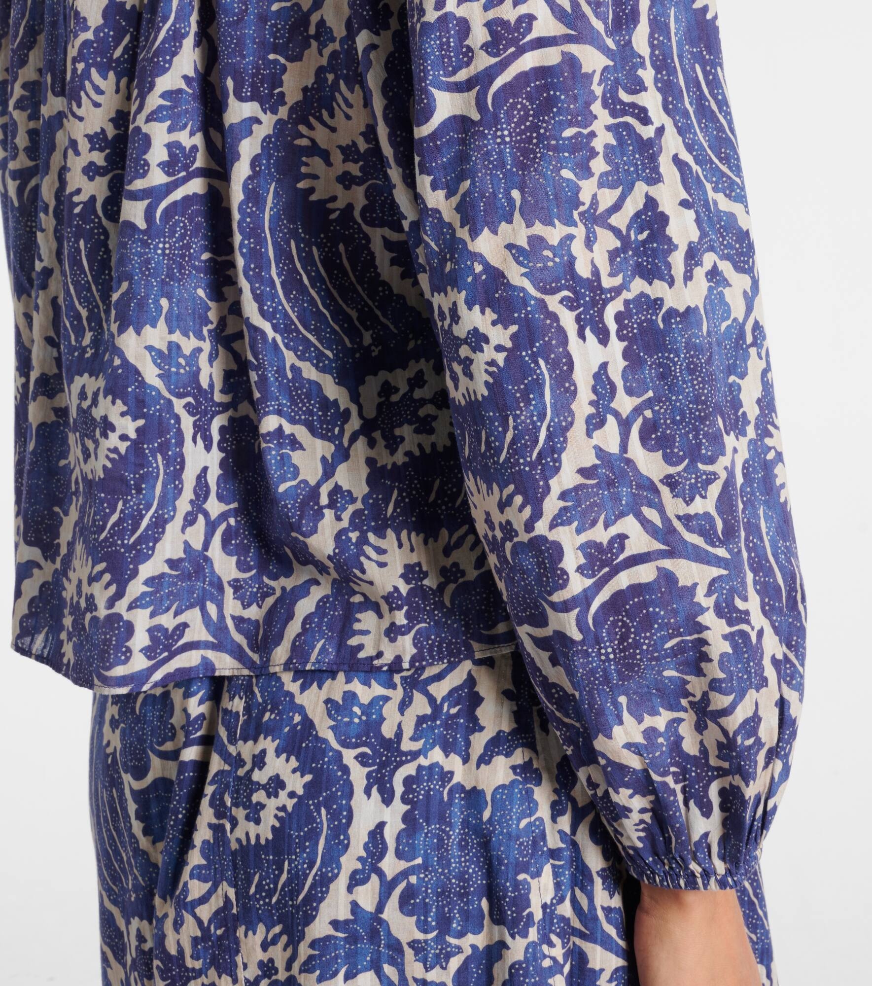 Brea printed cotton-blend blouse - 5
