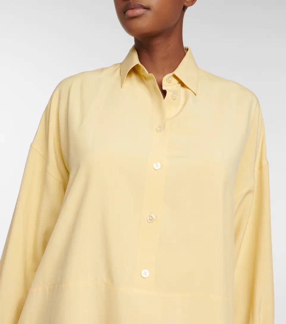 Sveva silk poplin shirt - 4