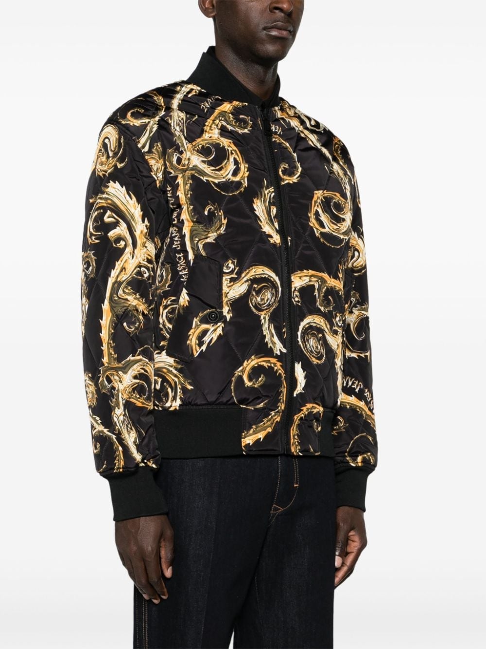 reversible padded bomber jacket - 3
