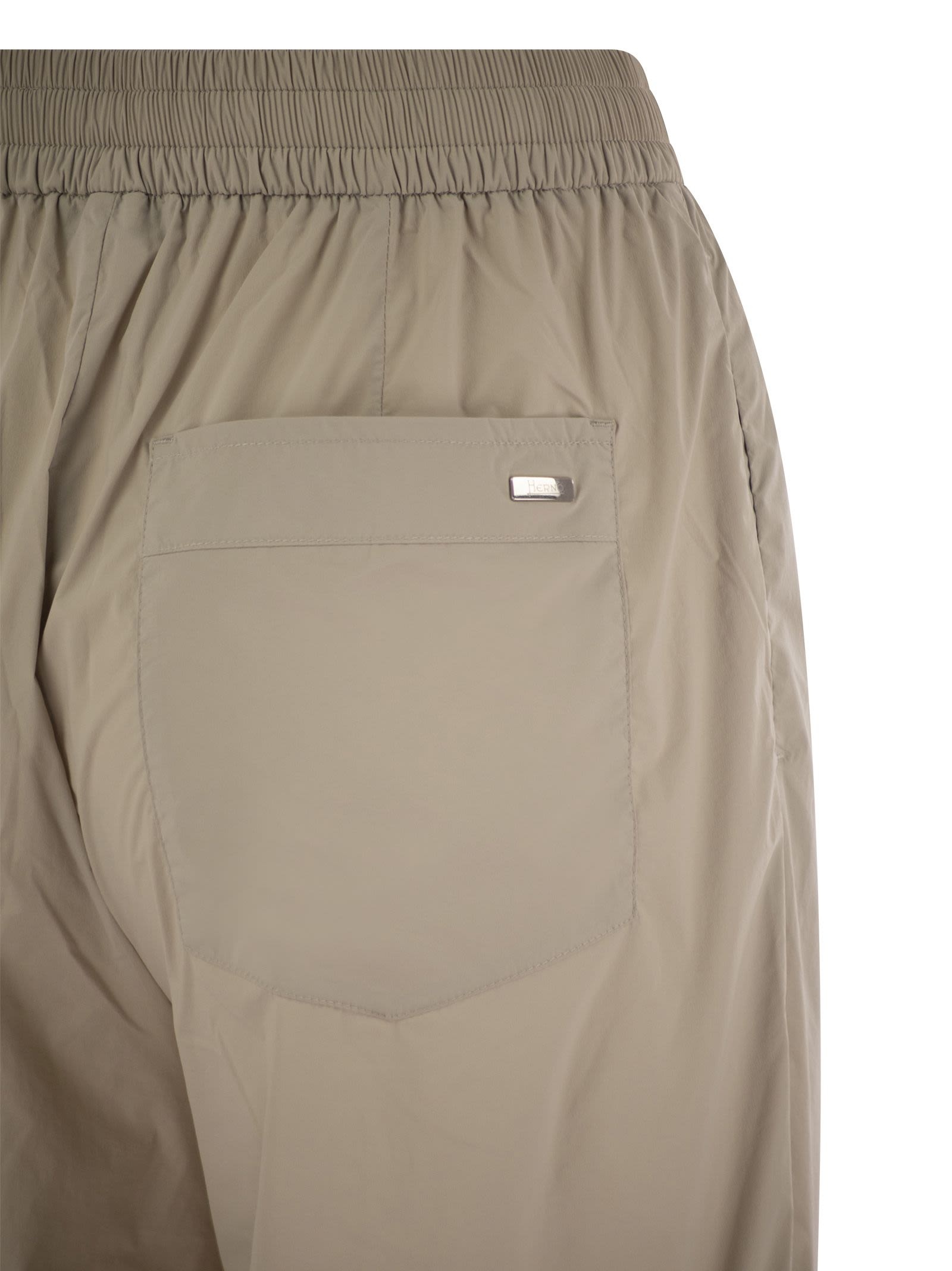 パンツ HERNO FW24 Stretch nylon trousers (PT00009DR 1982) Herno Herno Women Stretch Nylon Trousers | luosophy | REVERSIBLE