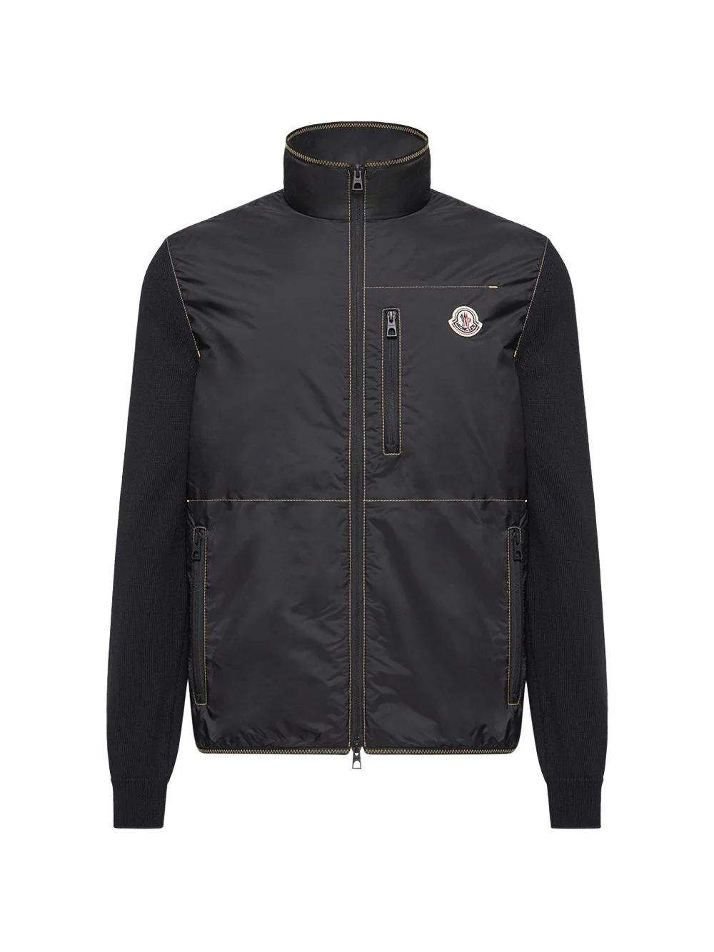 zip mock-neck jacket - 1