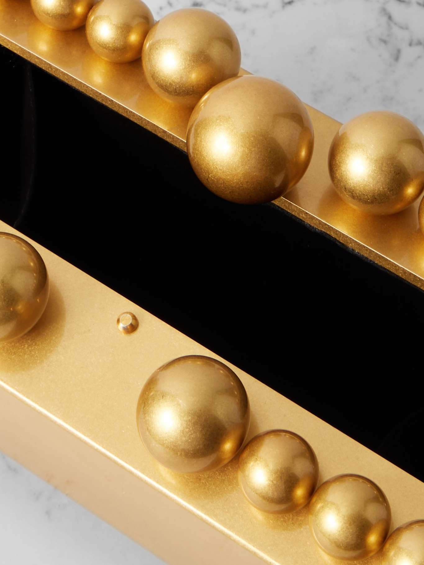 Eos beaded gold-tone clutch Gold - 5