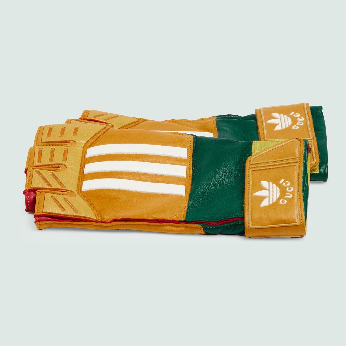 adidas x Gucci leather gloves - 2