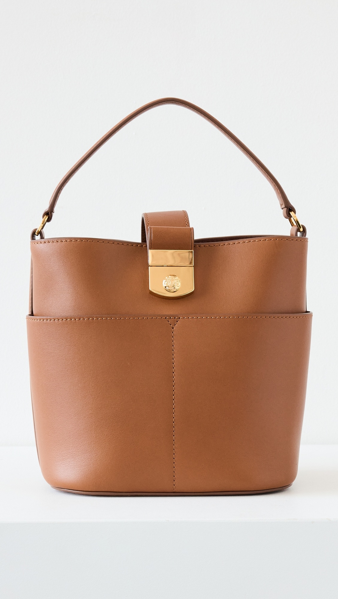 The Crest Lock Bucket Bag - 1