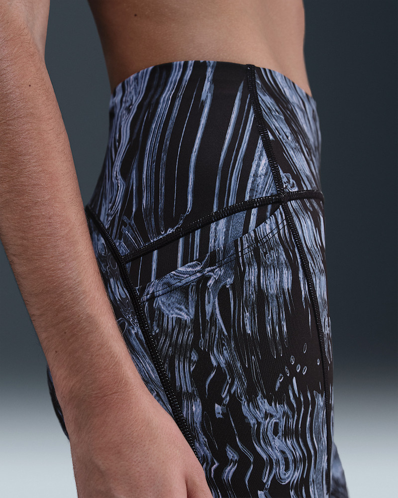 Nike Swift Women's High-Waisted 7/8 Printed Running Leggings 6