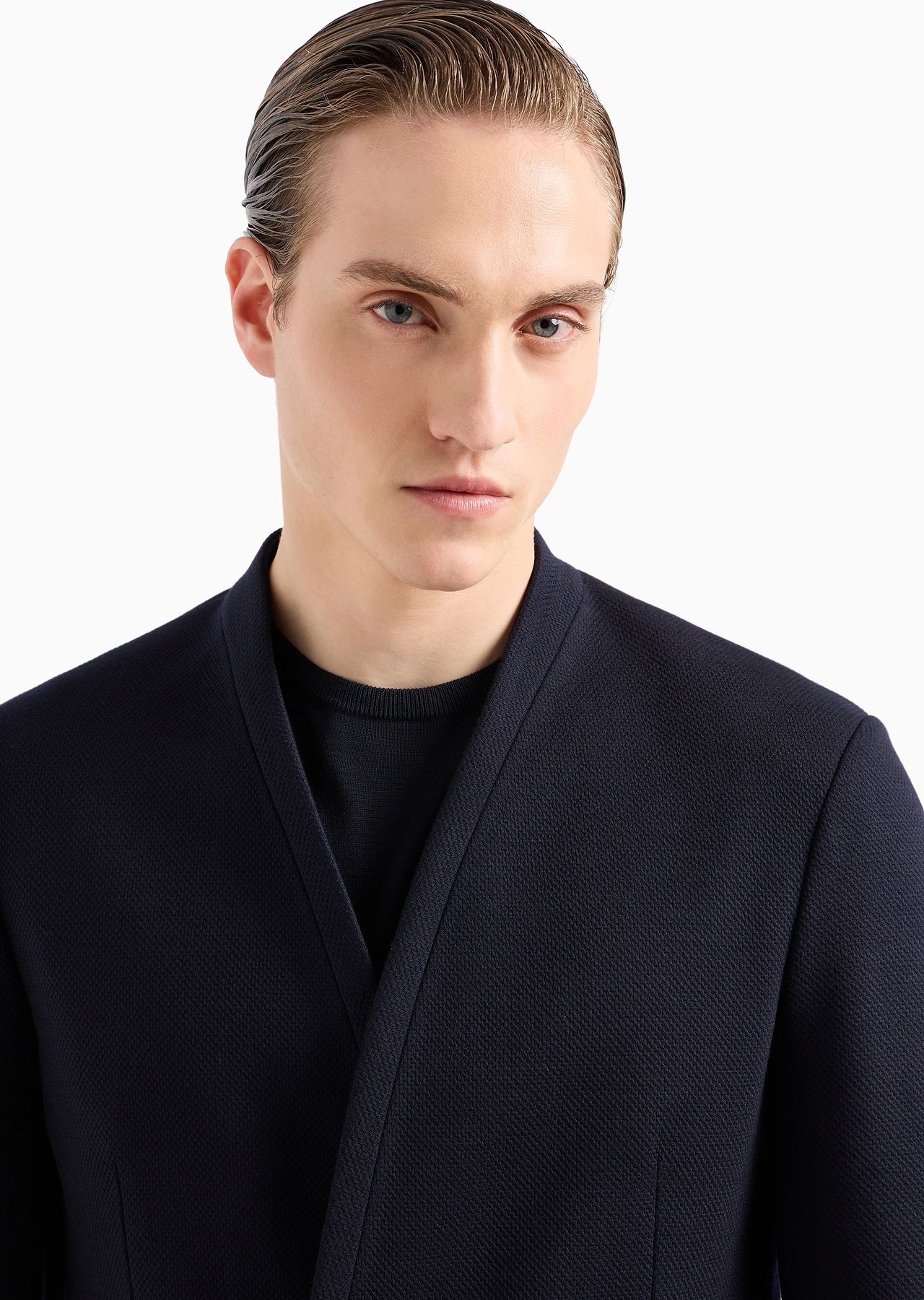 ASV single-breasted jacket in Lyocell and wool jersey - 5
