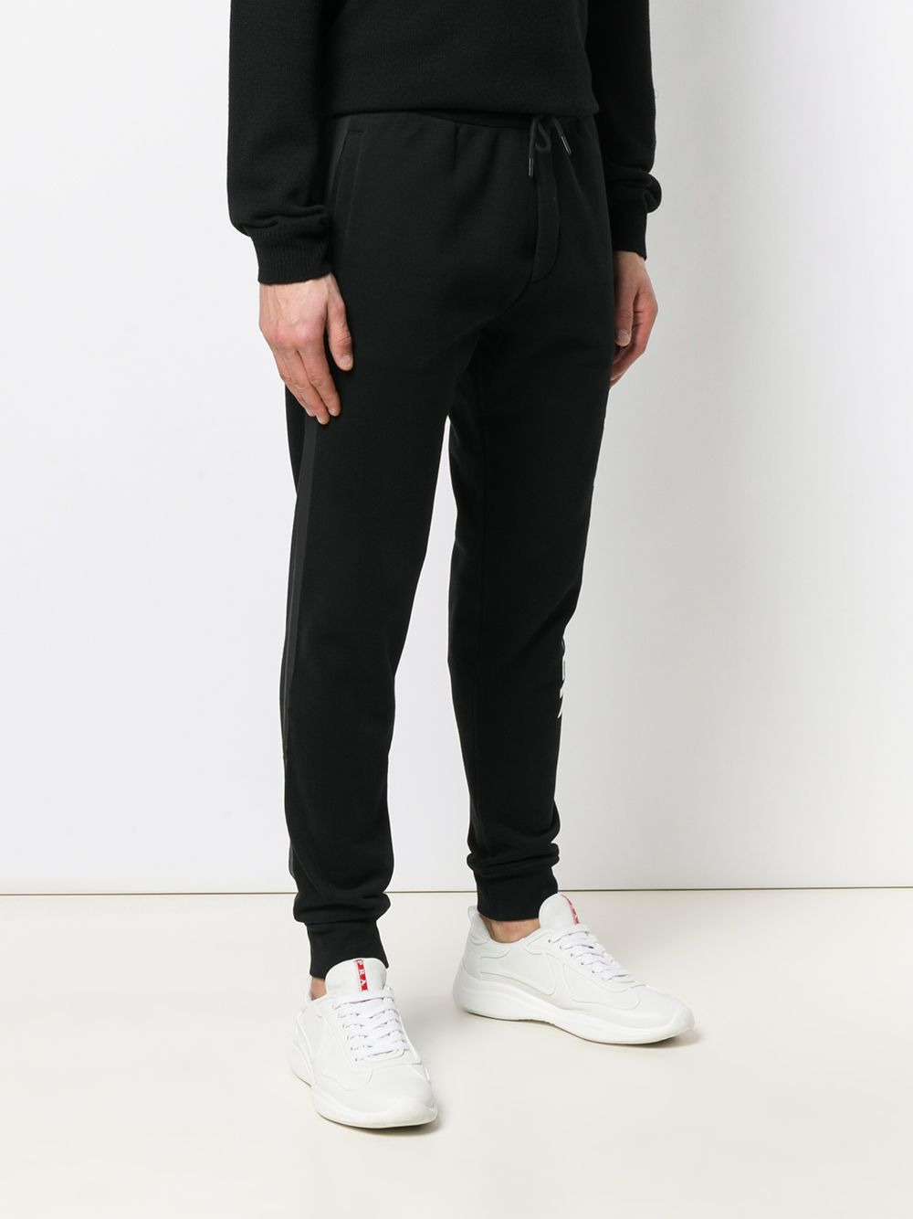 contrast logo track pants - 3