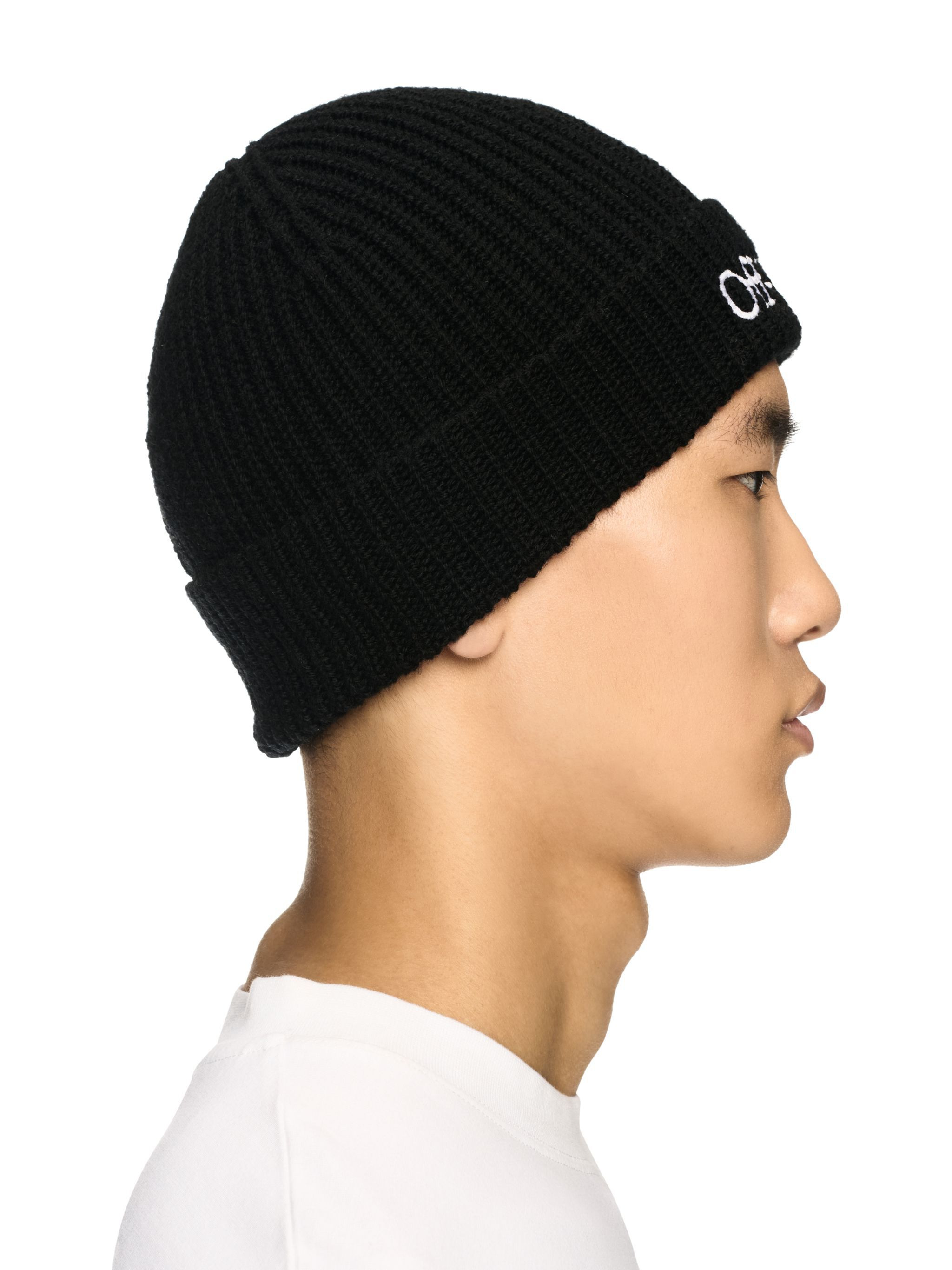 Black Bookish Knit Beanie - 4