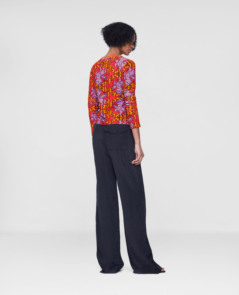 Fantasia Pegasus Print Cotton T-Shirt 3