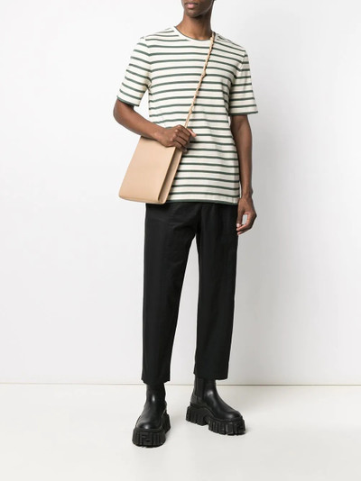 Jil Sander horizontal-stripe crew neck T-shirt outlook