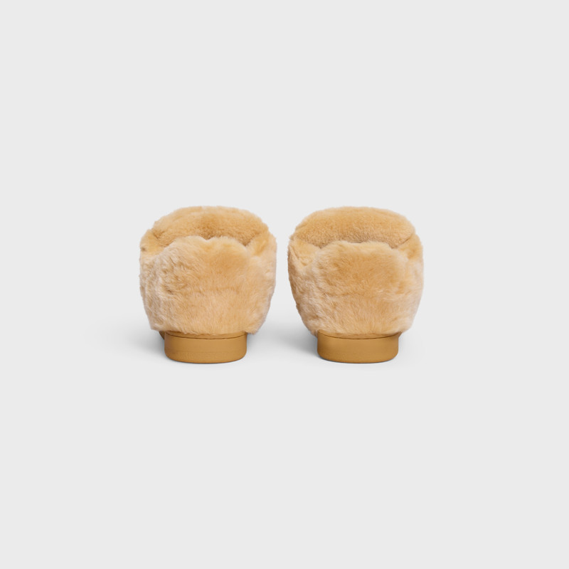 CELINE CELINE HUNTINGTON LOW TOP SNEAKER in SHEARLING outlook