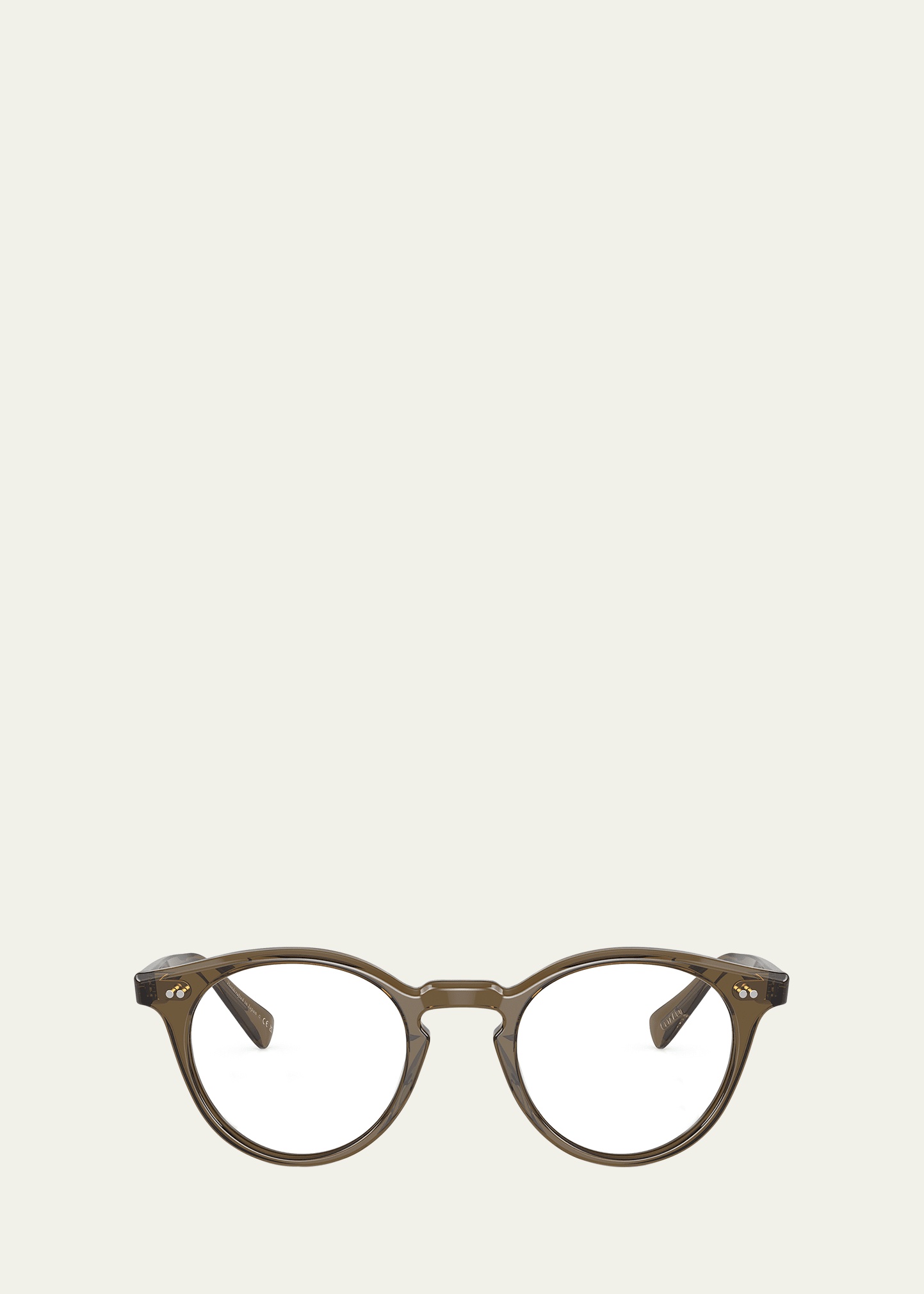 Round Acetate Optical Glasses - 1