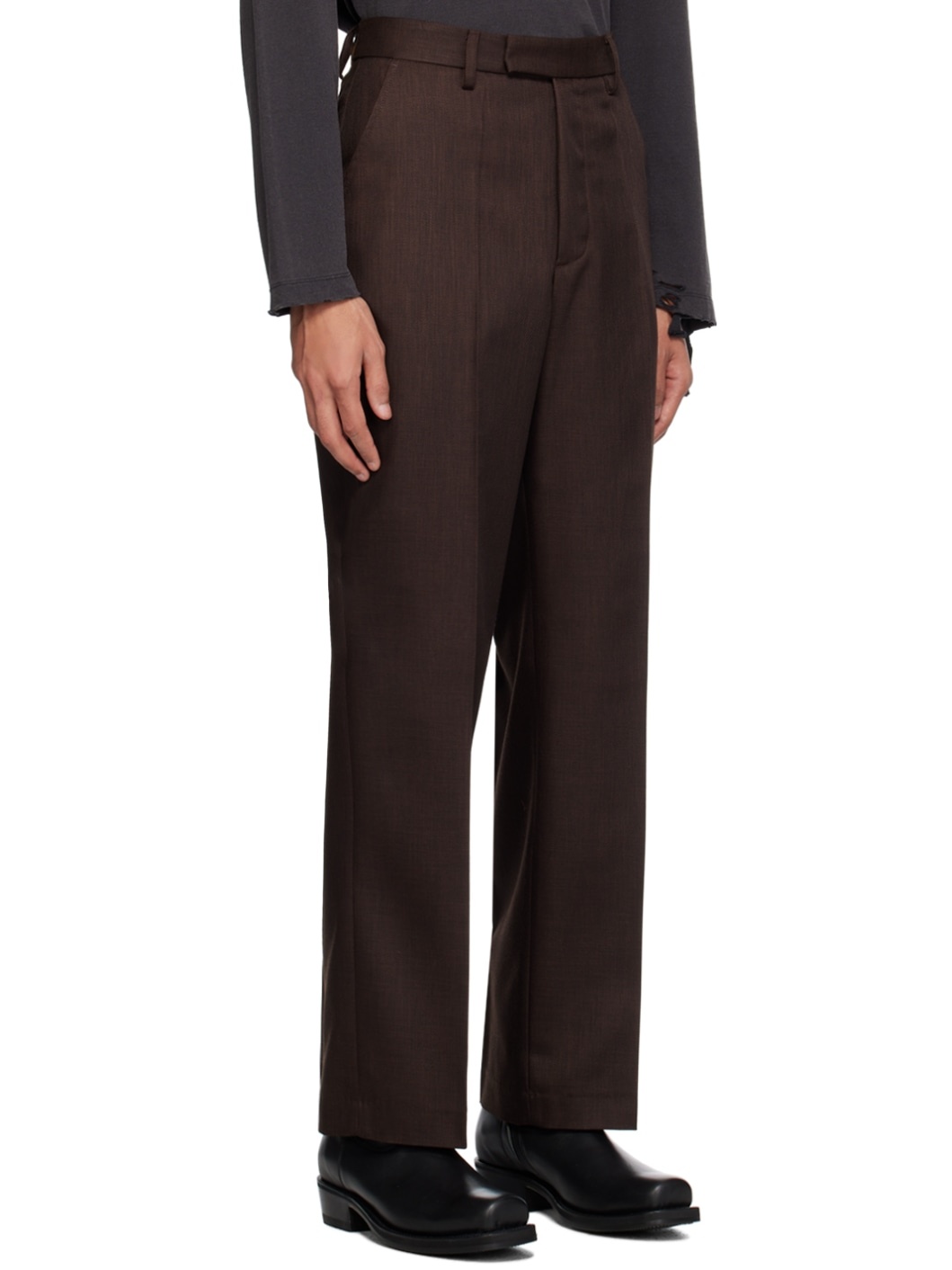 Brown Relaxed Primo Trousers - 2