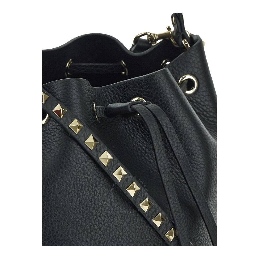 Valentino Drawstring Rockstud Bucket Bag - 4