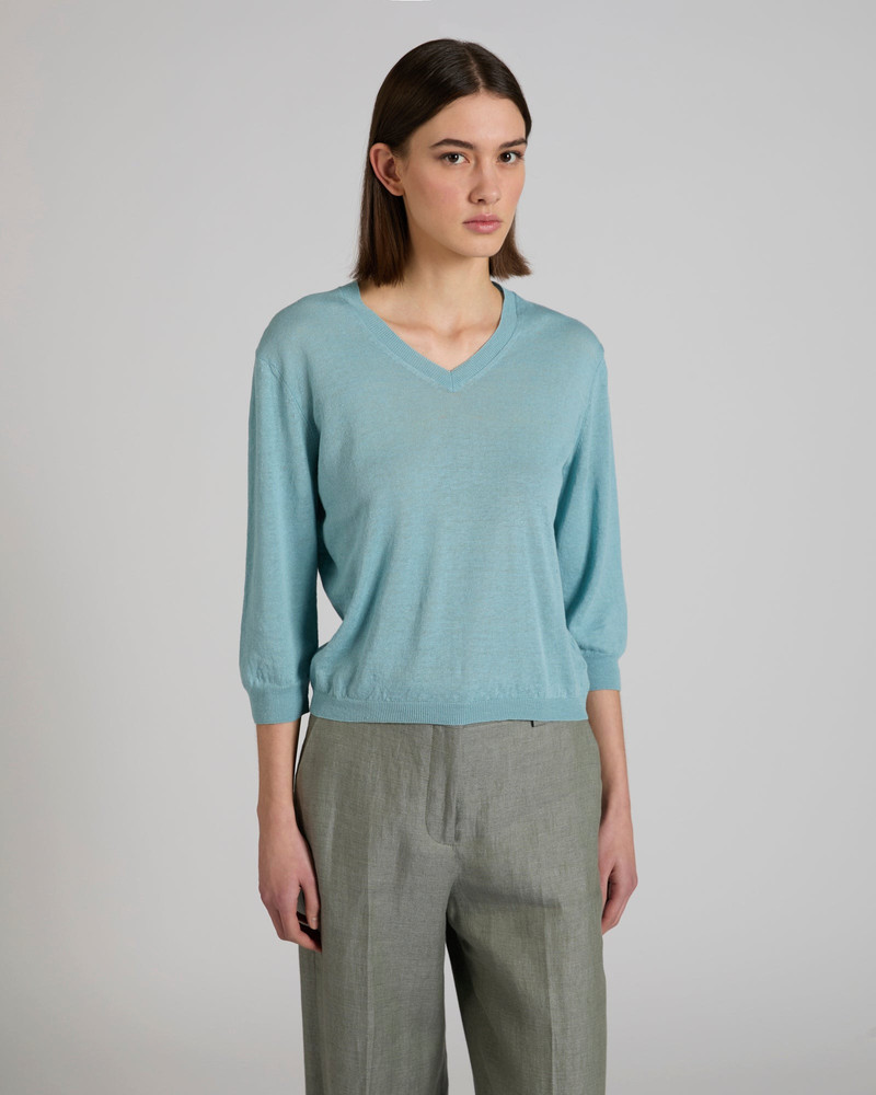 SLOWEAR Regular fit shirt in linen and cotton outlook