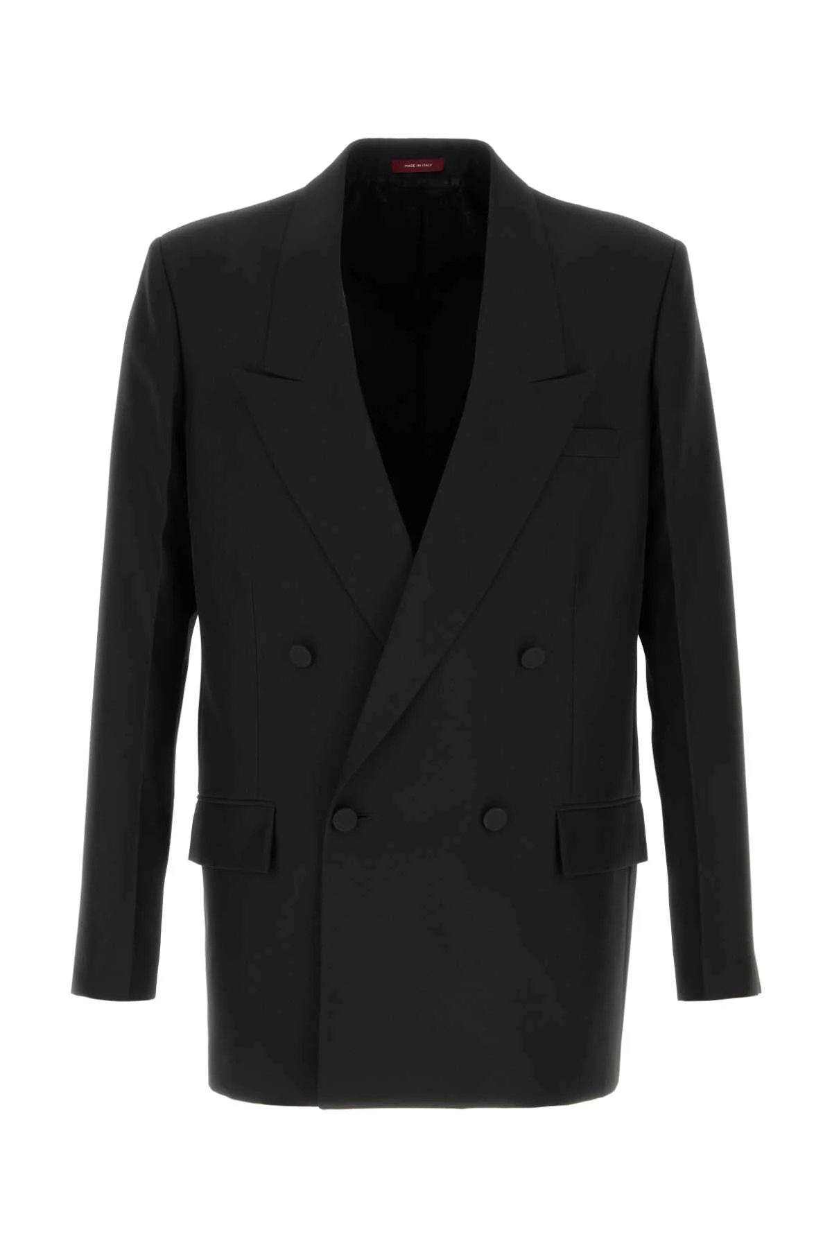 Gucci Men Black Panama Blazer - 1