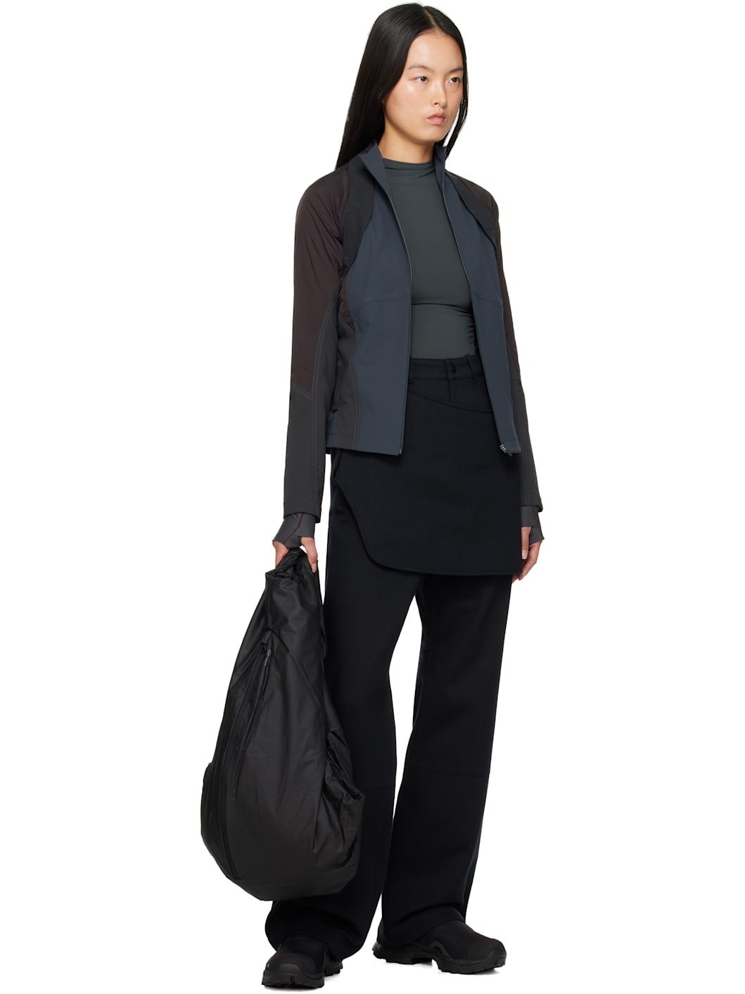Black Flap Trousers - 4
