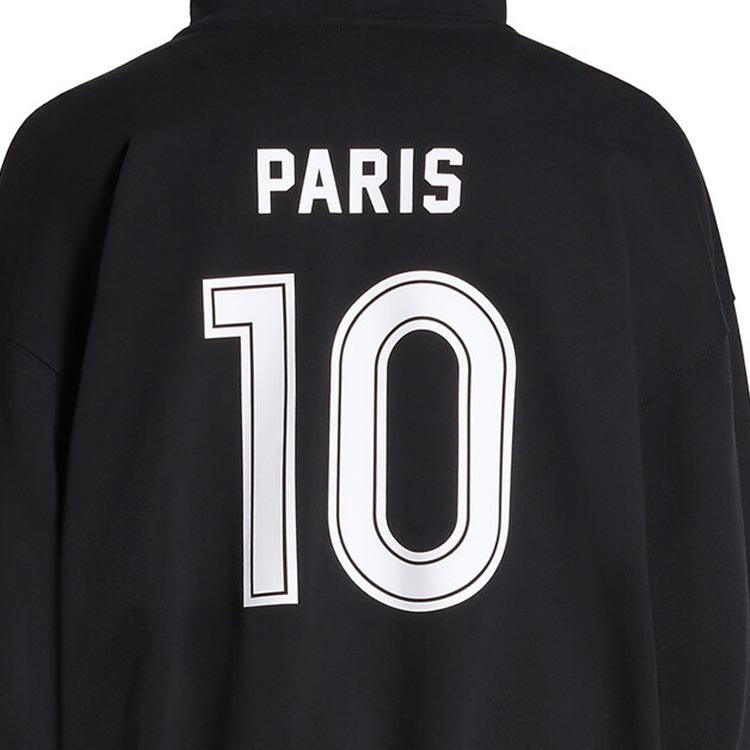 BALENCIAGA Balenciaga Paris Soccer Zip-up Hoodie Medium Fit