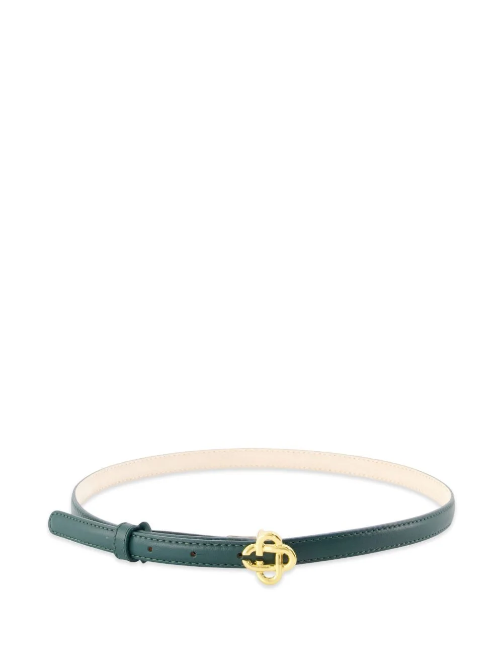 Micro logo-buckle belt - 1