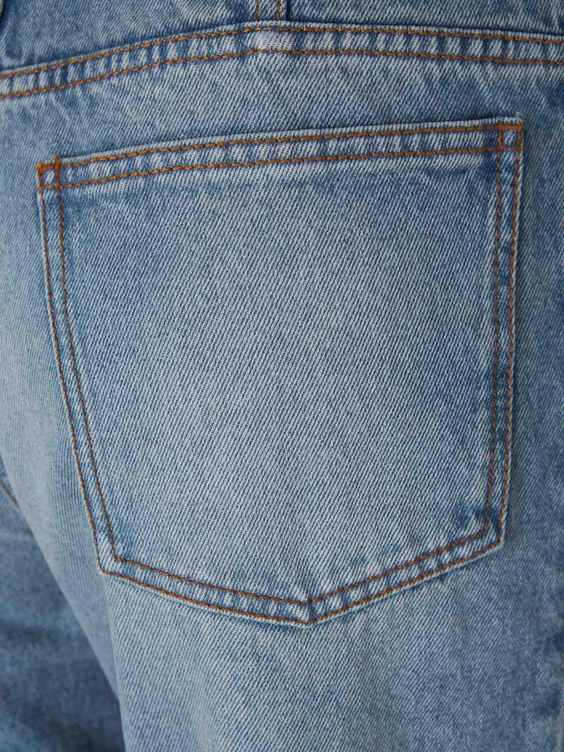 STRAIGHT DENIM JEANS - 4