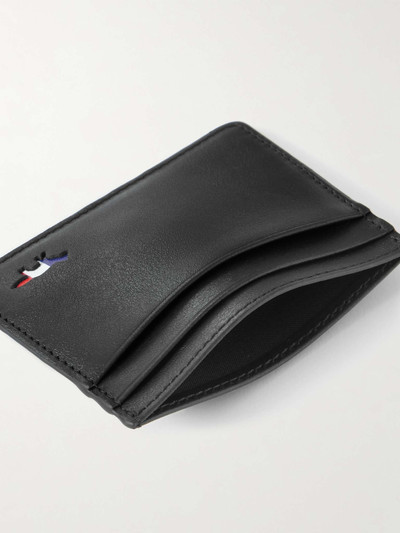 Maison Kitsuné Logo-Detailed Leather Cardholder outlook