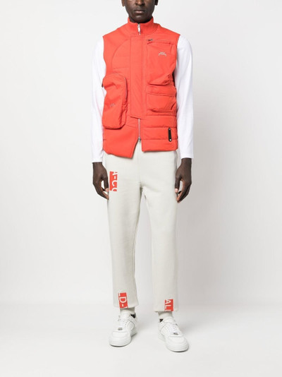 A-COLD-WALL* asymmetric padded gilet outlook