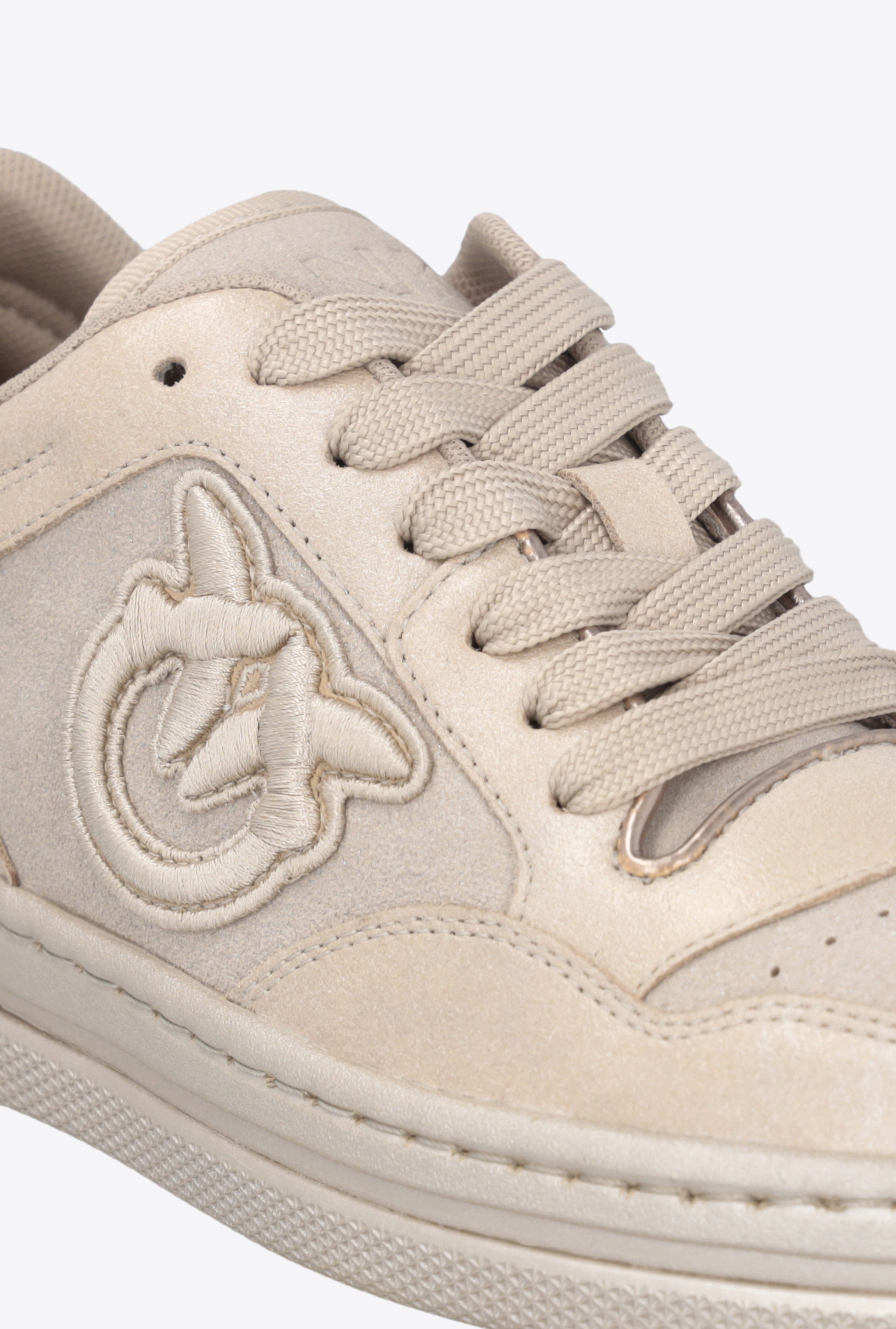 LAMINATED SUEDE SNEAKERS - 3