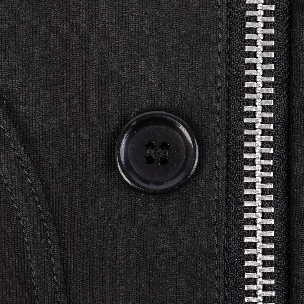 IHM-35-BLK Whipcord N1 Deck Jacket - Black - 14