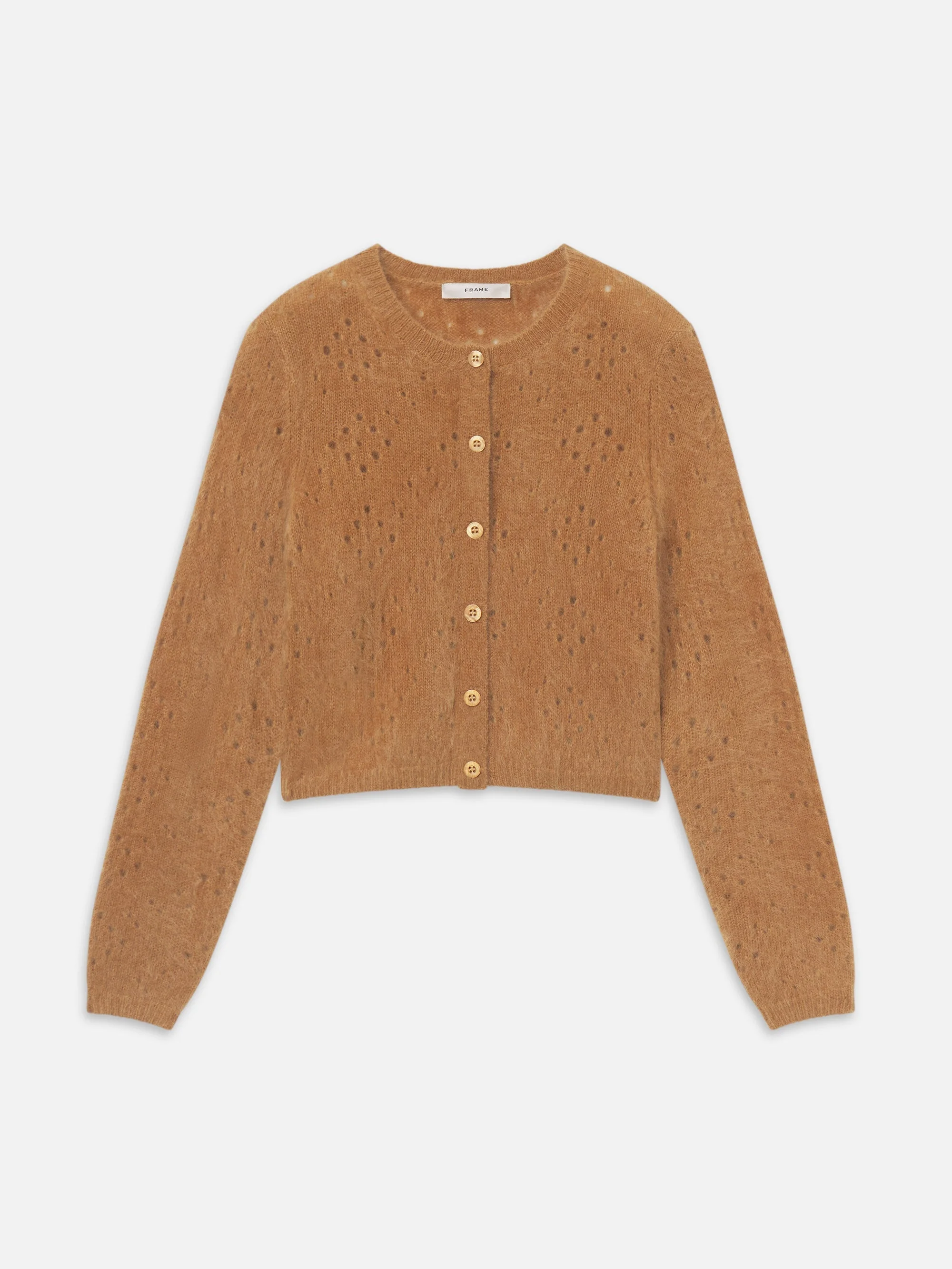 The Cashmere Airy Teddy Cardi - 1
