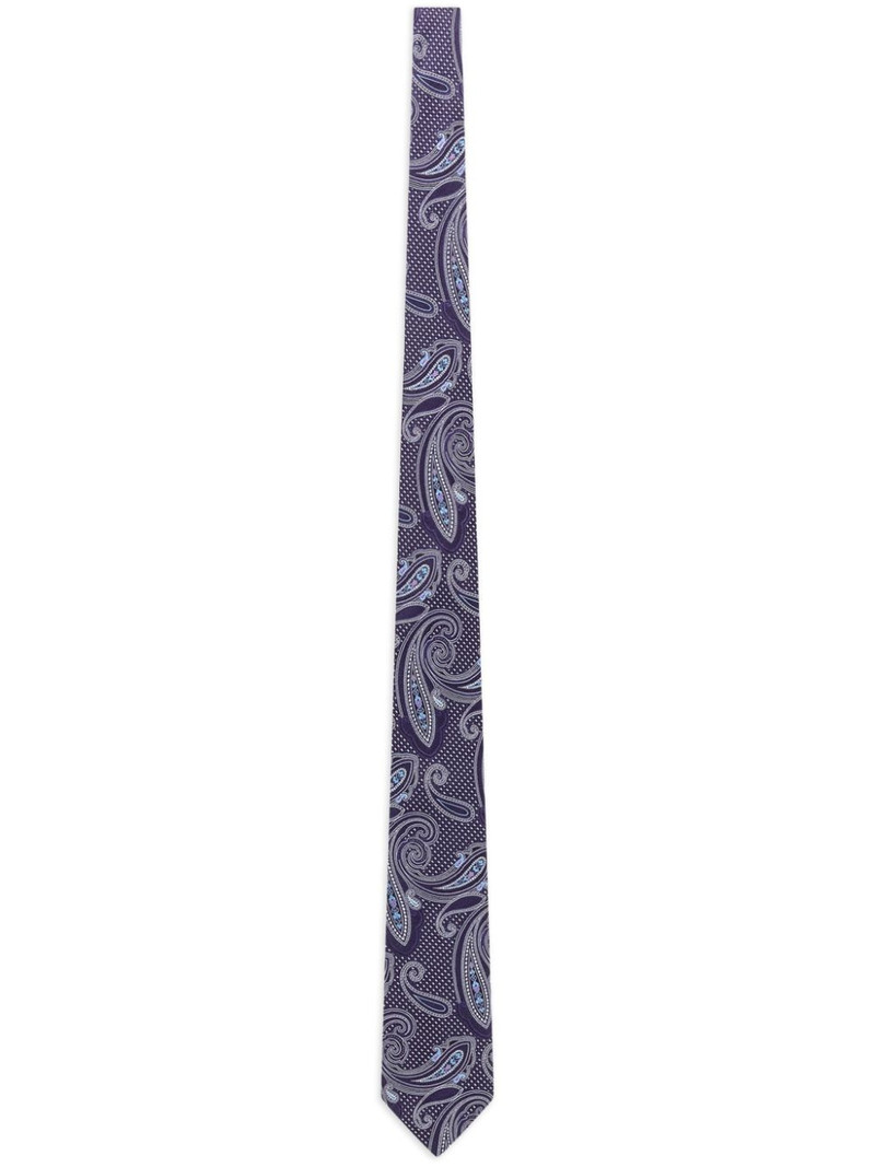 printed silk tie 1