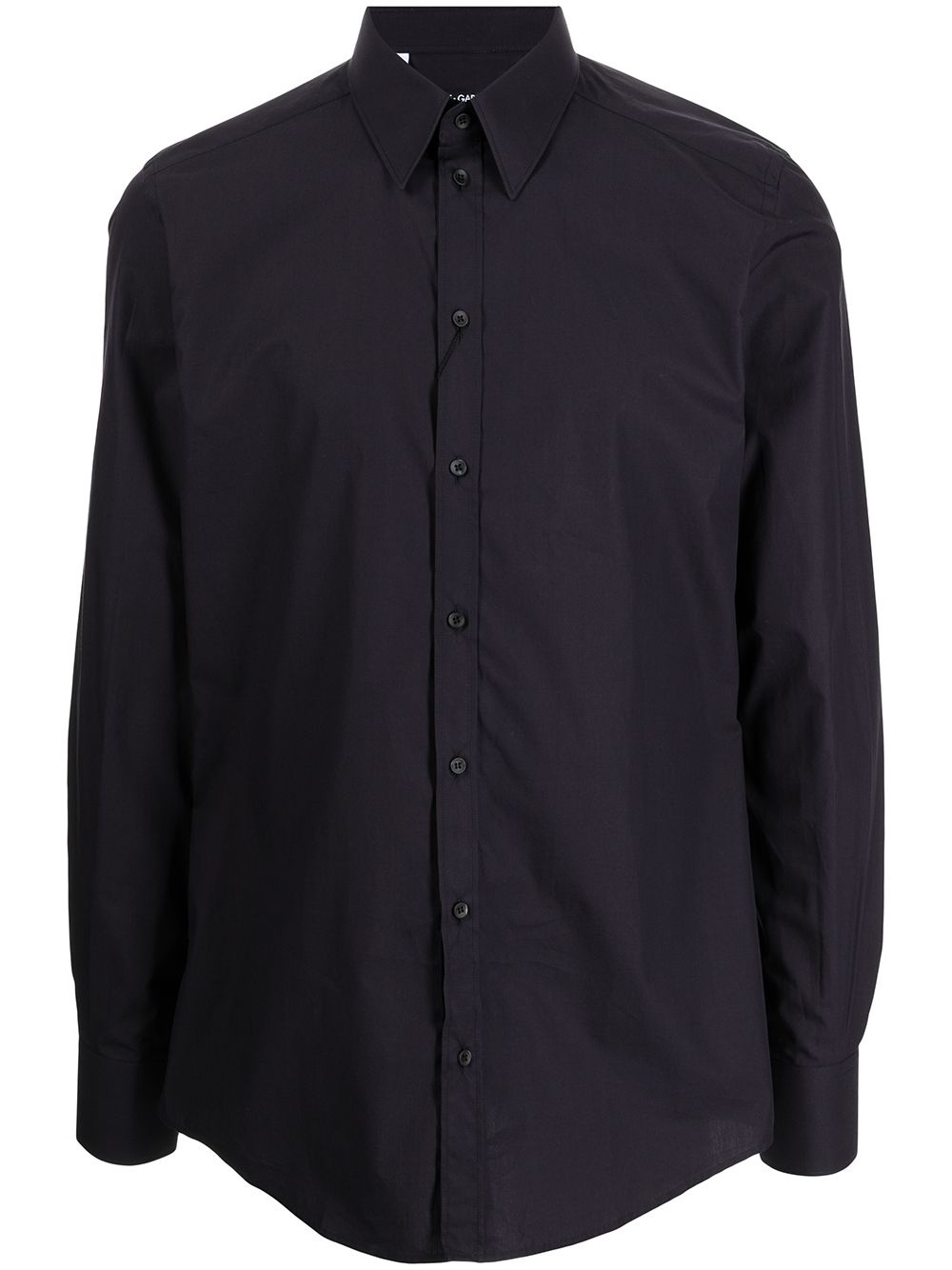 button-fastening long-sleeve shirt - 1