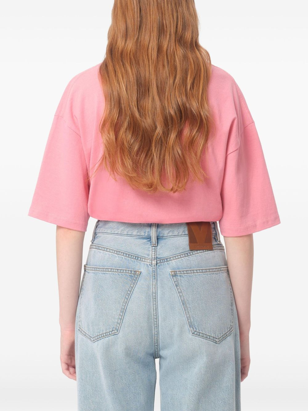 Chez Valentino-print T-shirt - 4