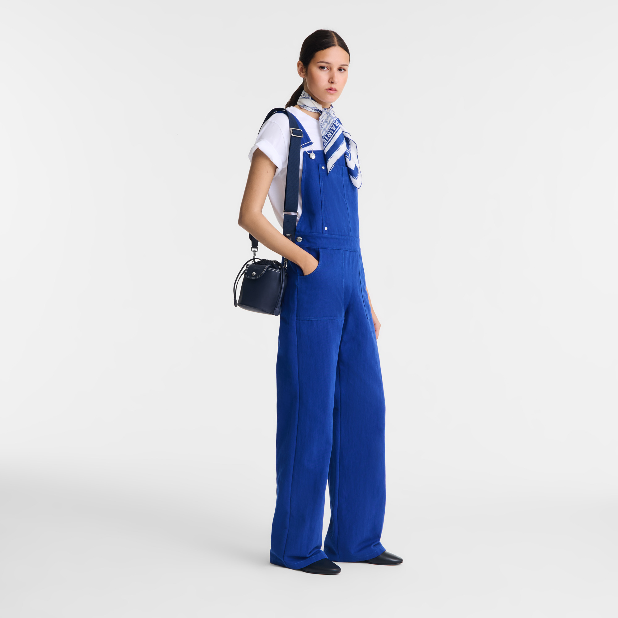 Le Pliage Xtra XS Bucket bag Navy - Leather - 2