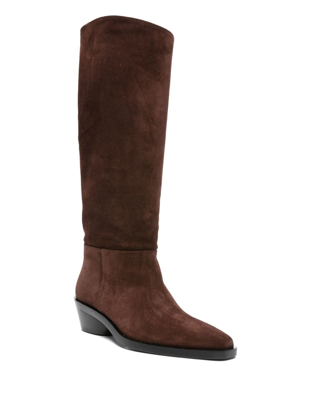 40mm suede knee-high boots - 2