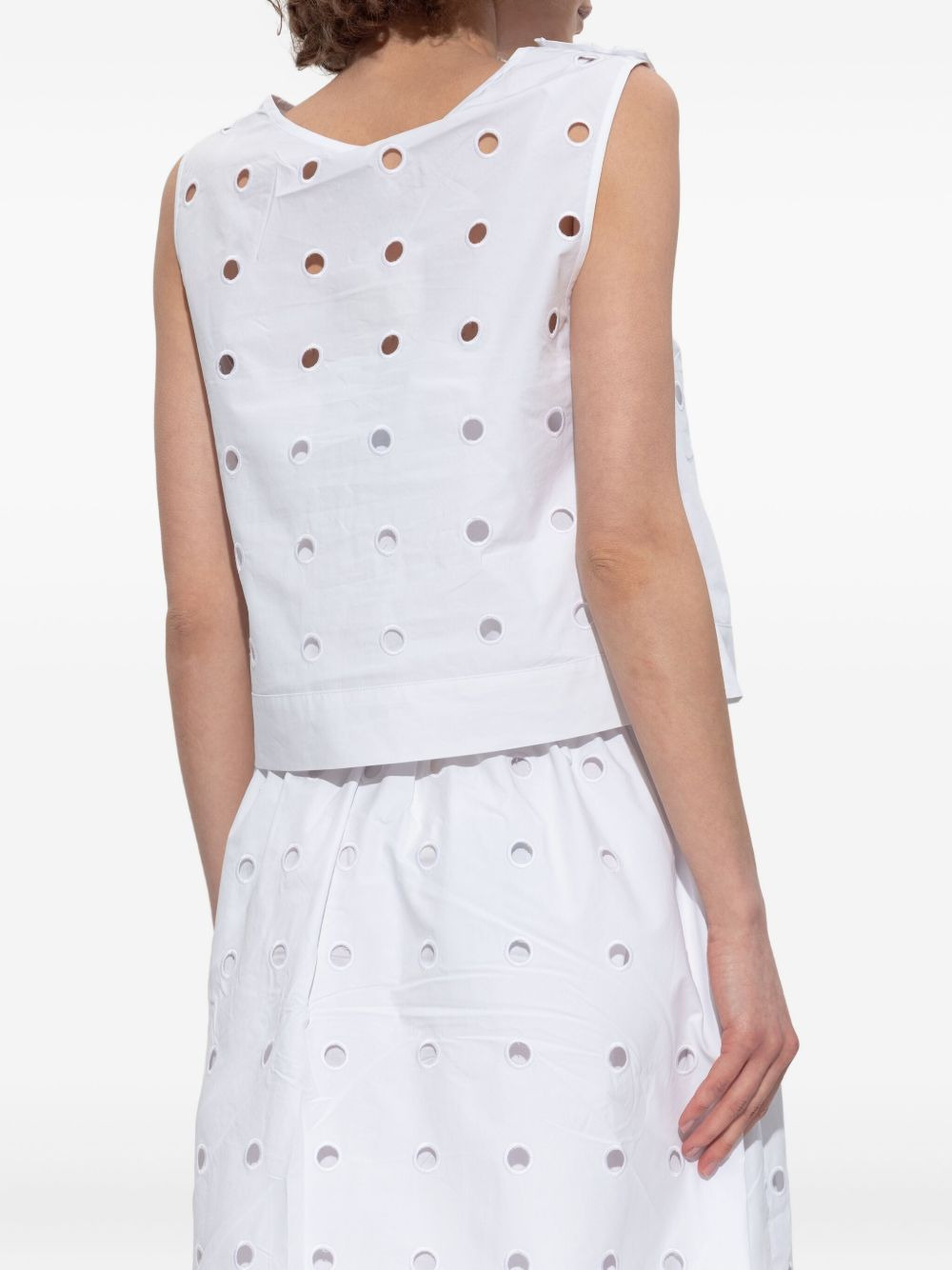 Peggy eyelet sleeveless top - 4