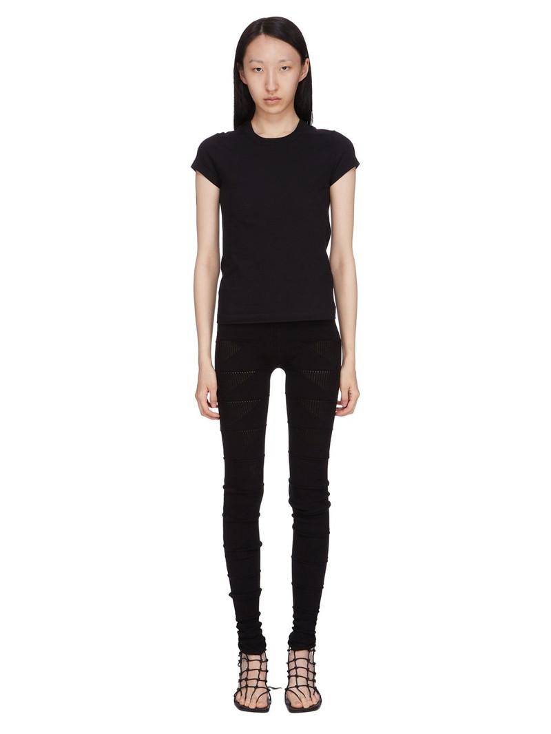 Rick Owens knit-panel leggings outlook