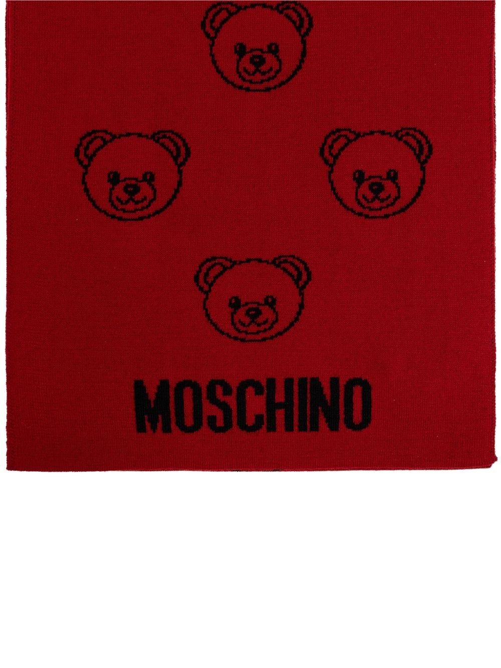 Teddy-print scarf - 3