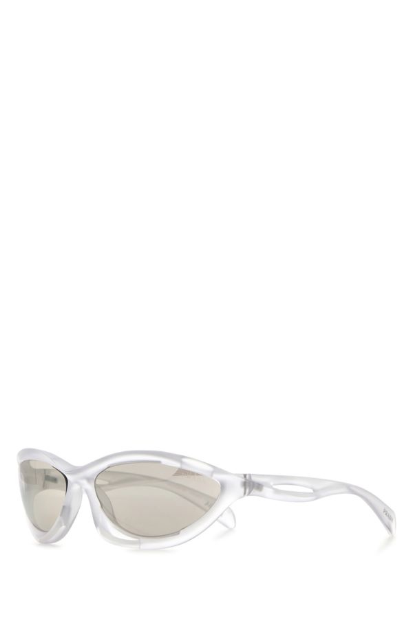 Prada Woman Transparent Acetate Sunglasses - 1