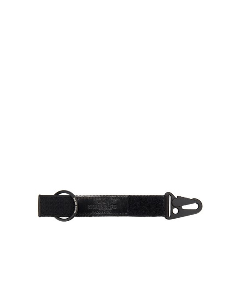 Stone Island 95064 TAPE WITH S.I. LETTERING BLACK outlook