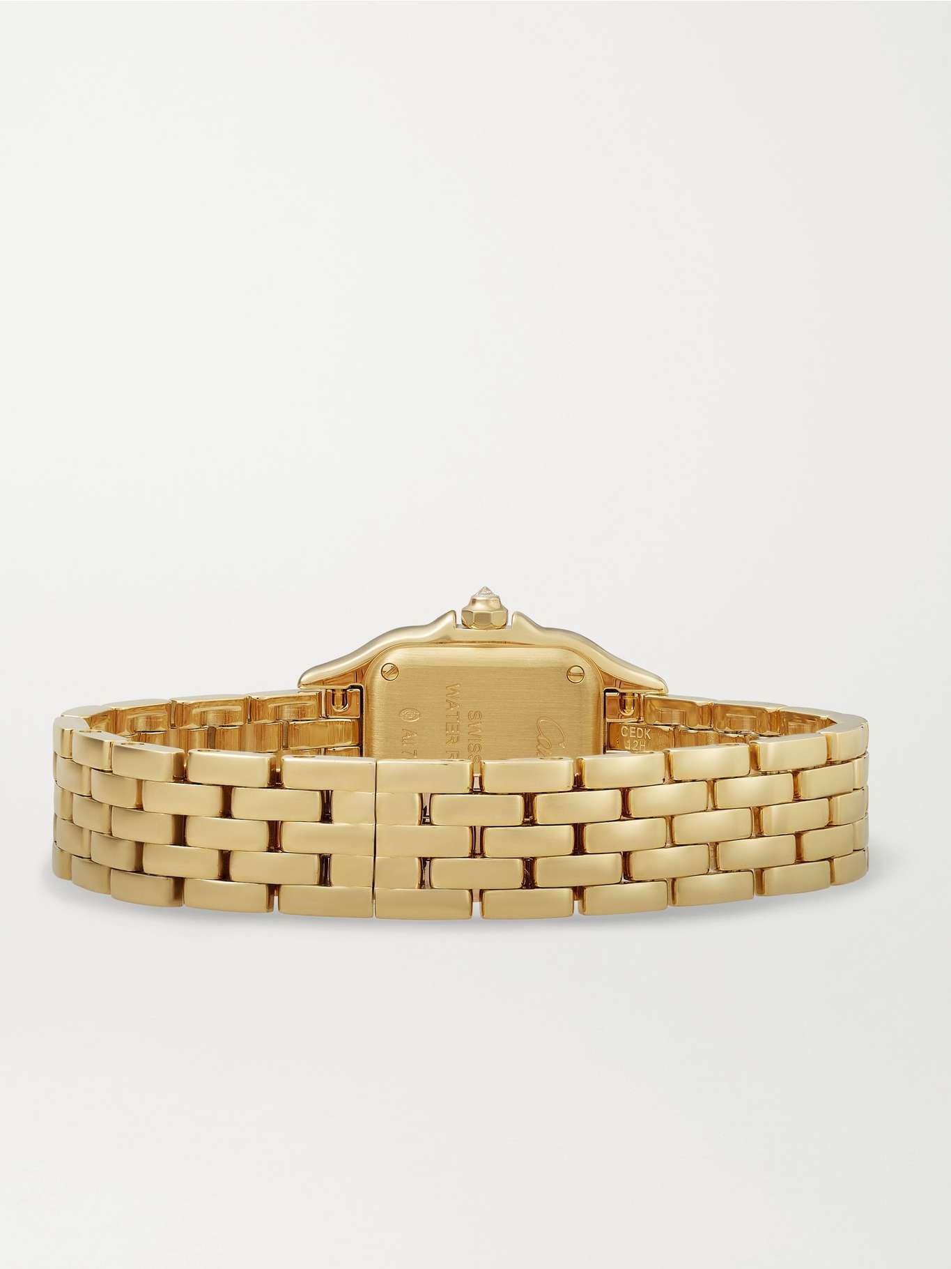 Panthère de Cartier 22mm small 18-karat gold diamond watch White - 6