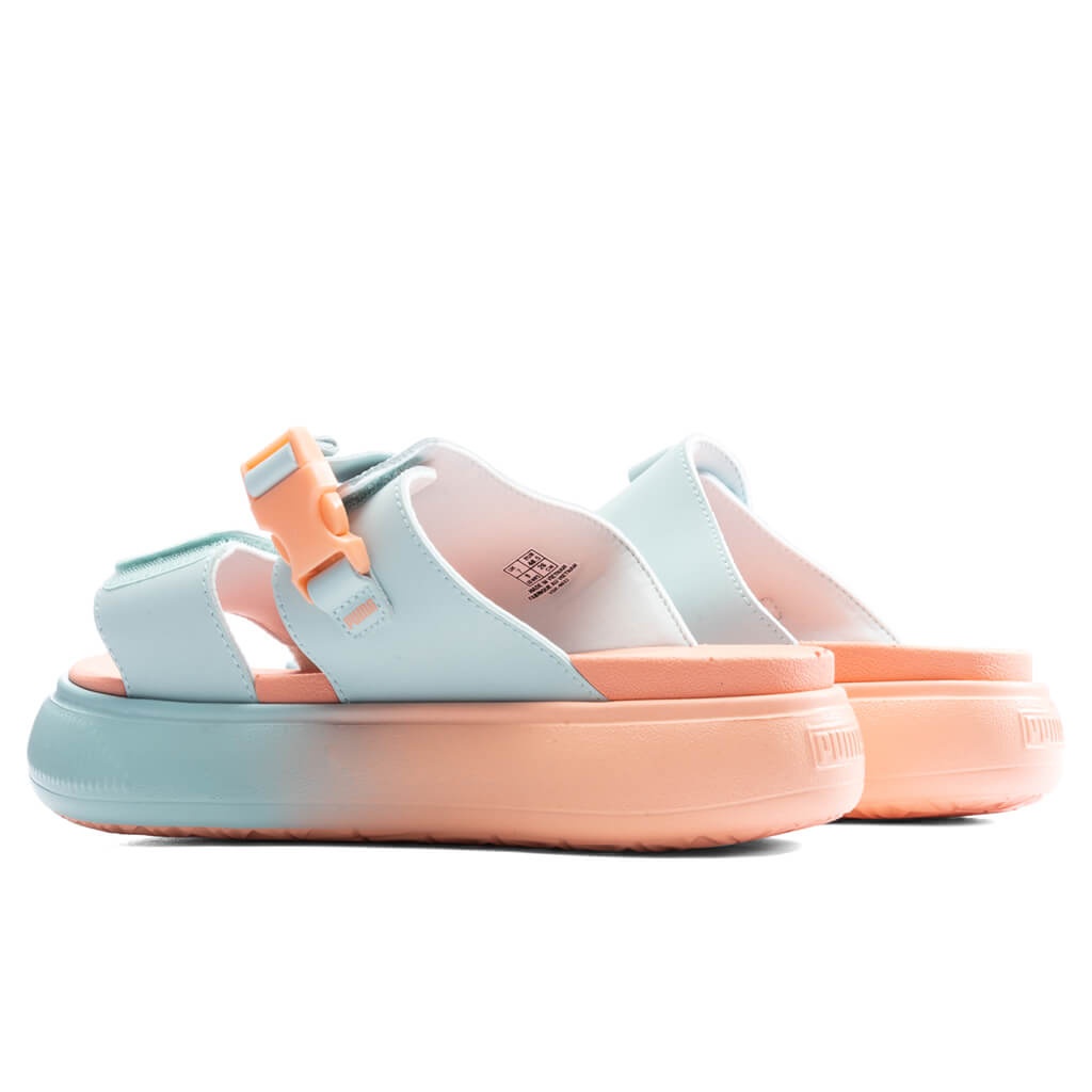 SUEDE MAYU SANDAL SUMMER CAMP - NITRO BLUE/PEACH PINK - 4