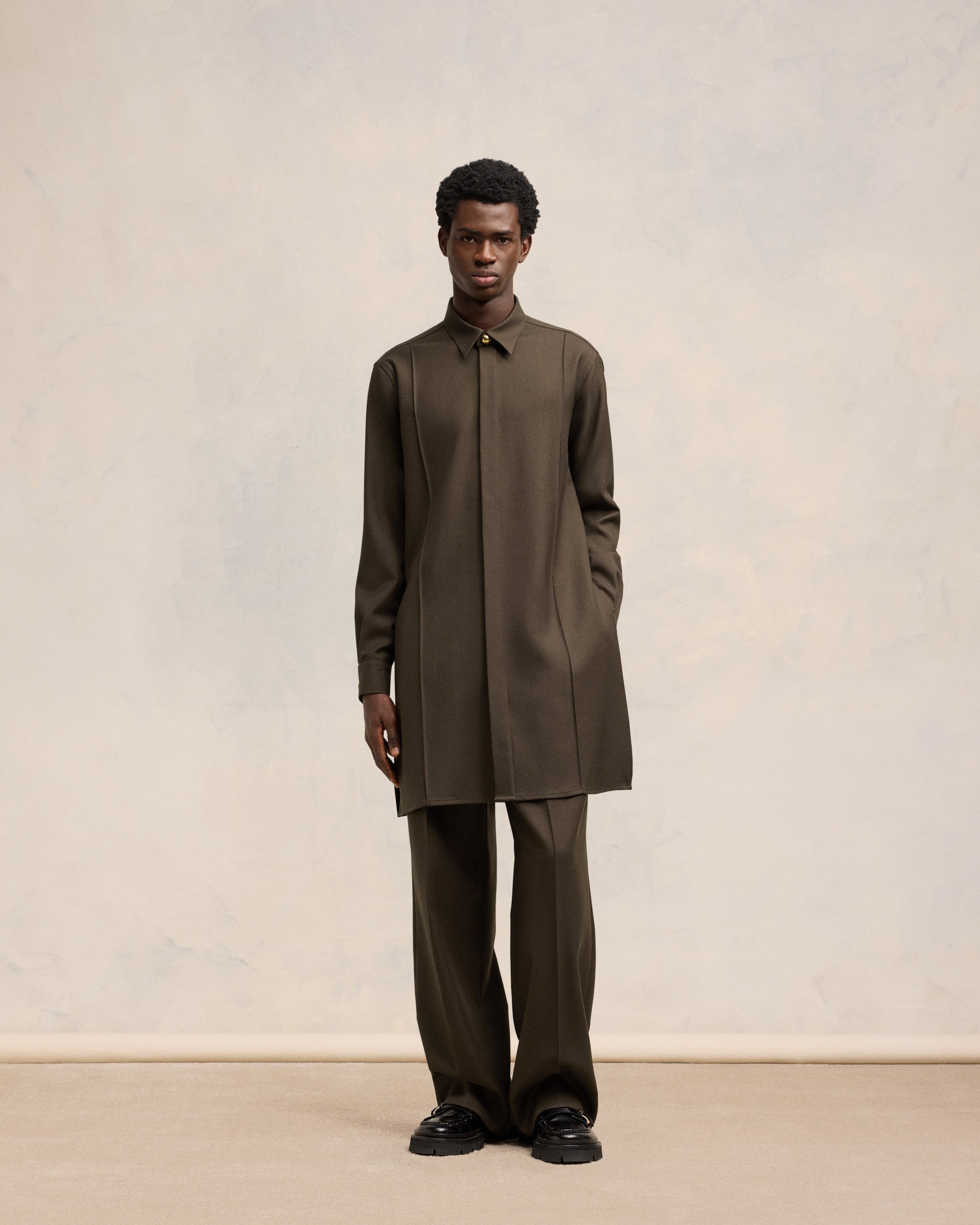 LONG PINTUCK SHIRT - 2