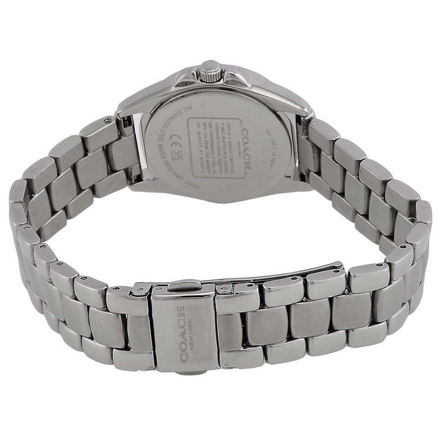 Coach Greyson Quartz Crystal Silver Dial Ladies Watch nd Bracelet Set 14000089 - 3