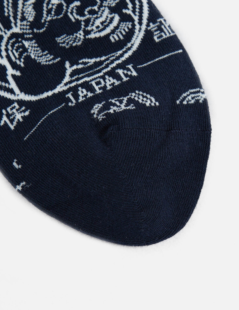 ALLOVER JAPANESE PATTERN JACQUARD LONG SOCKS 4