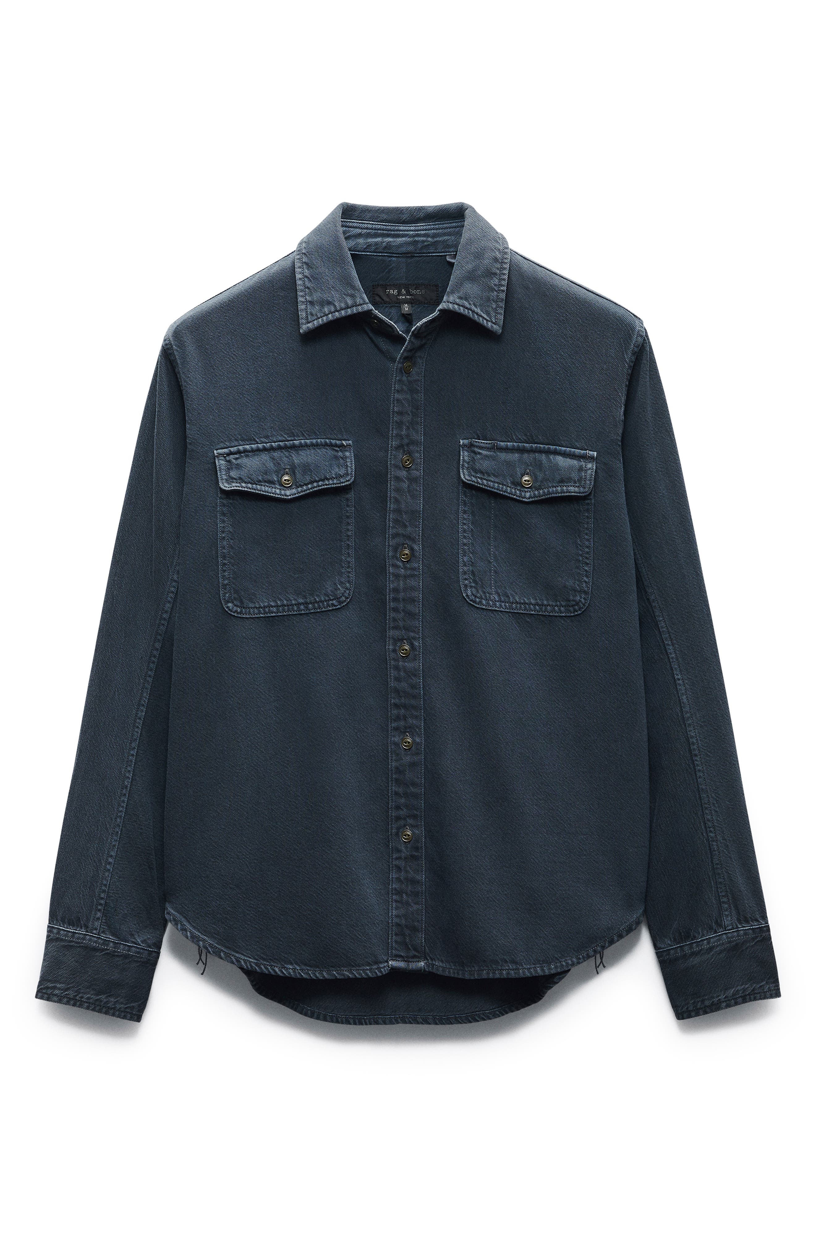 Jack Engineered Denim Button-Up Shirt - 6